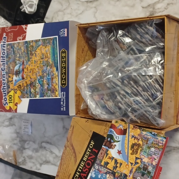 New factory Sealed Dowdle Best of Southern California Jigsaw Puzzle 100 pieces - Picture 2 of 8